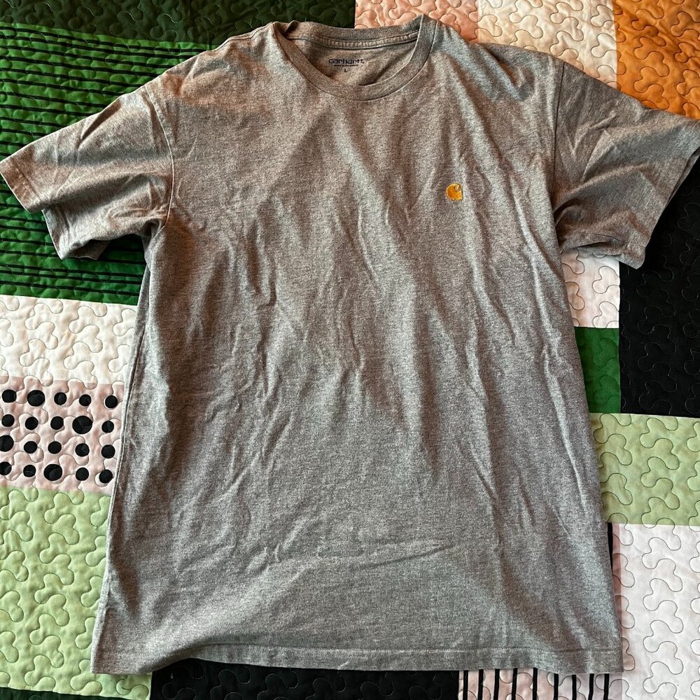 Carhartt WIP Chase T-Shirt in Grey Heather